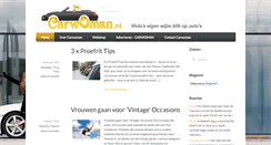Desktop Screenshot of carwoman.nl