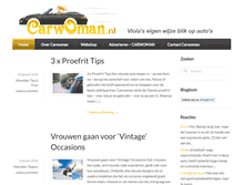 Tablet Screenshot of carwoman.nl